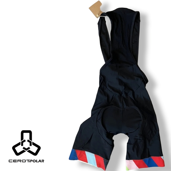 CEROTIPOLAR Men’s Cycling Bibs Long Riding Pad Bicycle Biking Sorts UPF50+ NWT - Picture 3 of 9